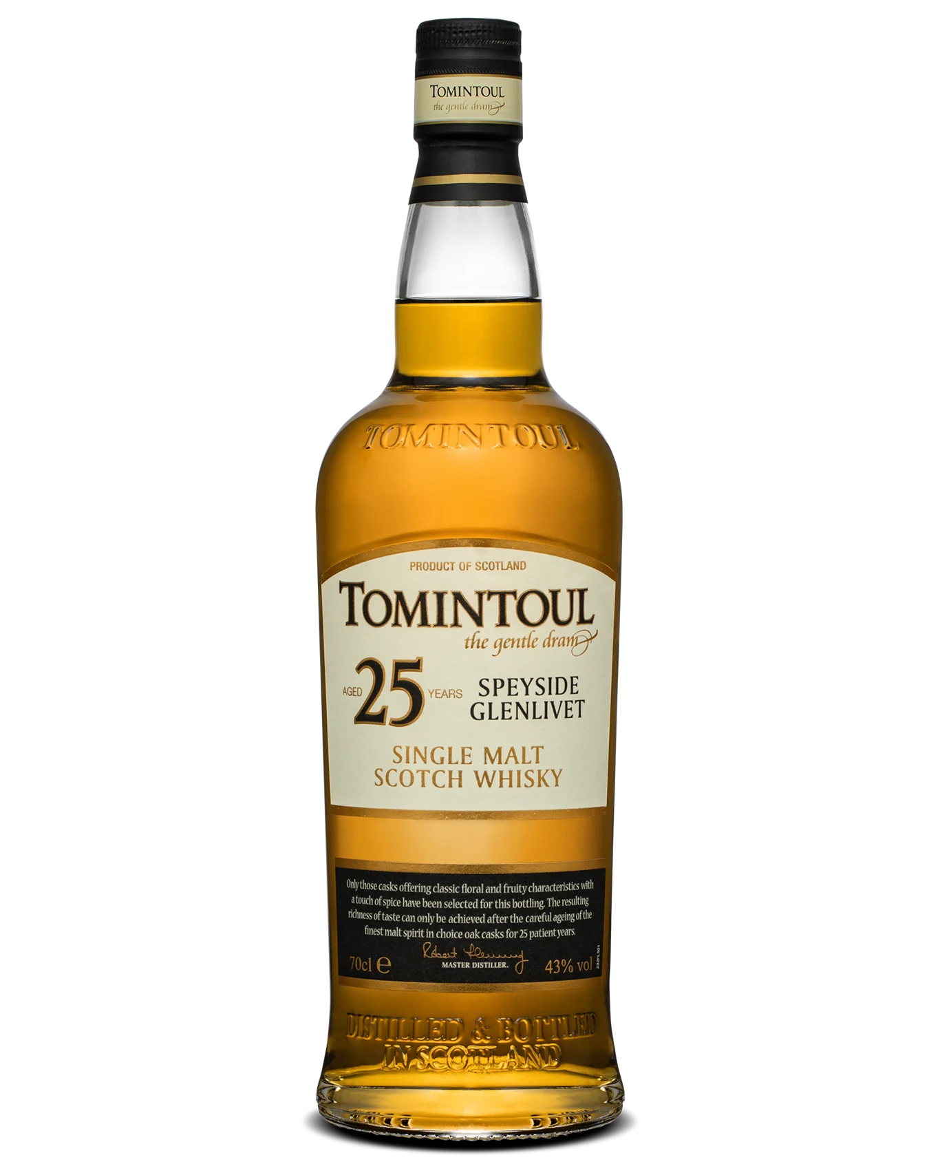 Tomintoul 25YO Speyside Single Malt Scotch Whisky 700ml