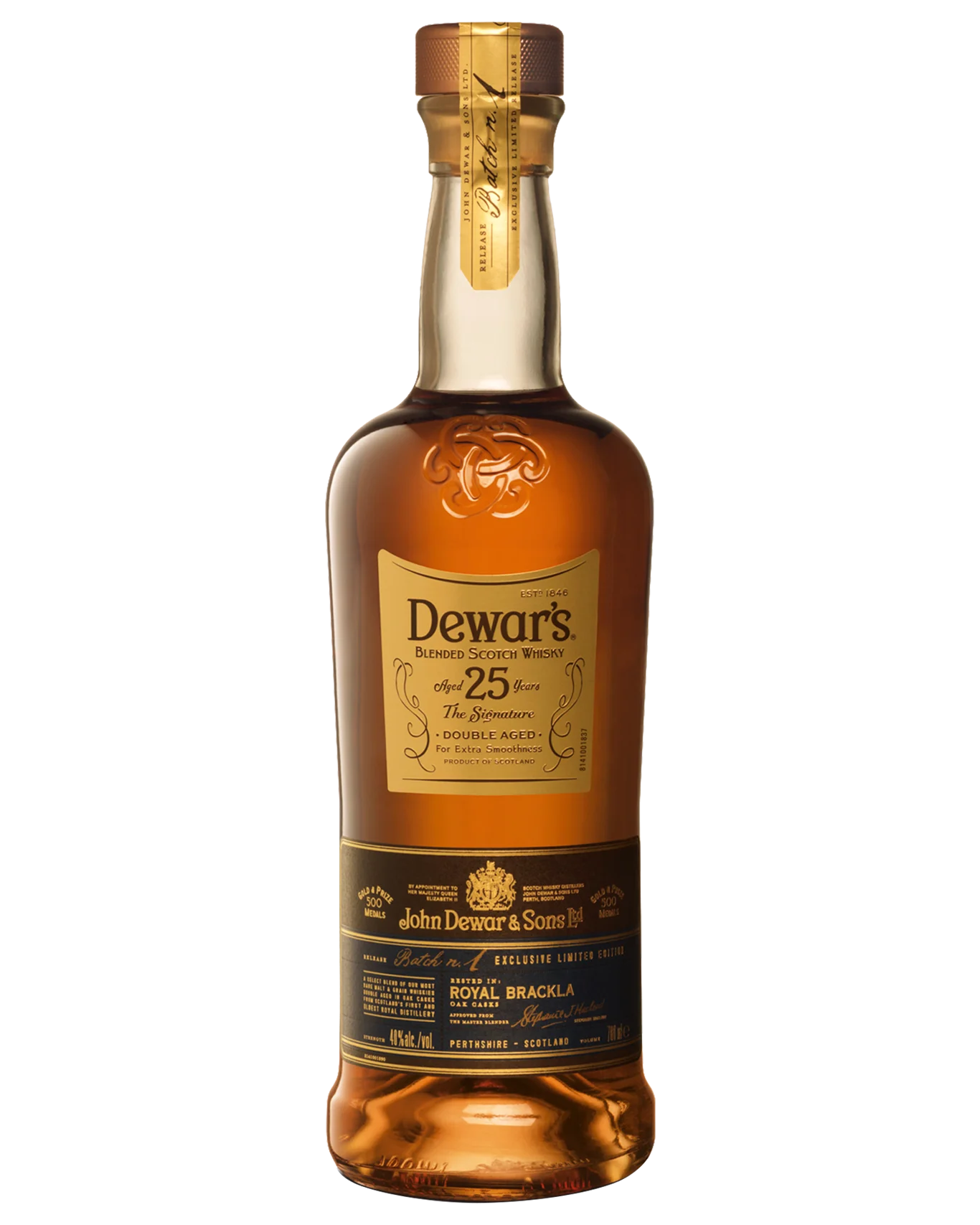 Dewar’s 25 Year Old Blended Scotch Whisky 700mL