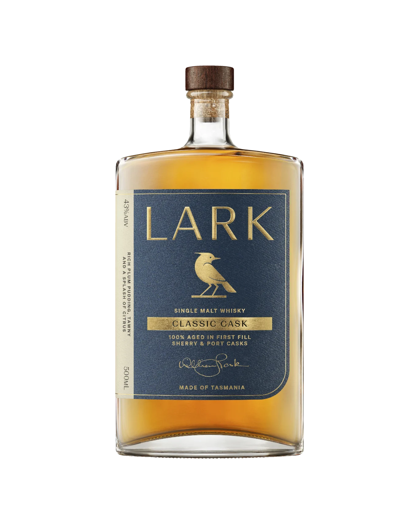 Lark Classic Cask Single Malt Australian Whisky 500mL