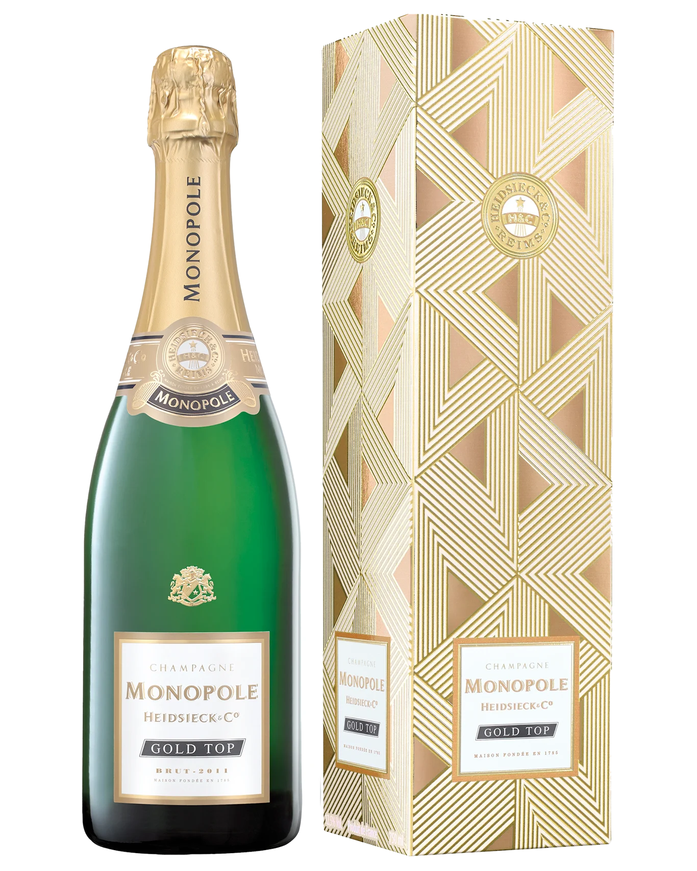 Heidsieck & Co Monopole Monopole Gold Top Vintage Gift Box
