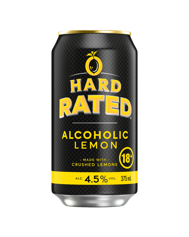 Hard Rated Alcoholic Lemon 24 × 375mL