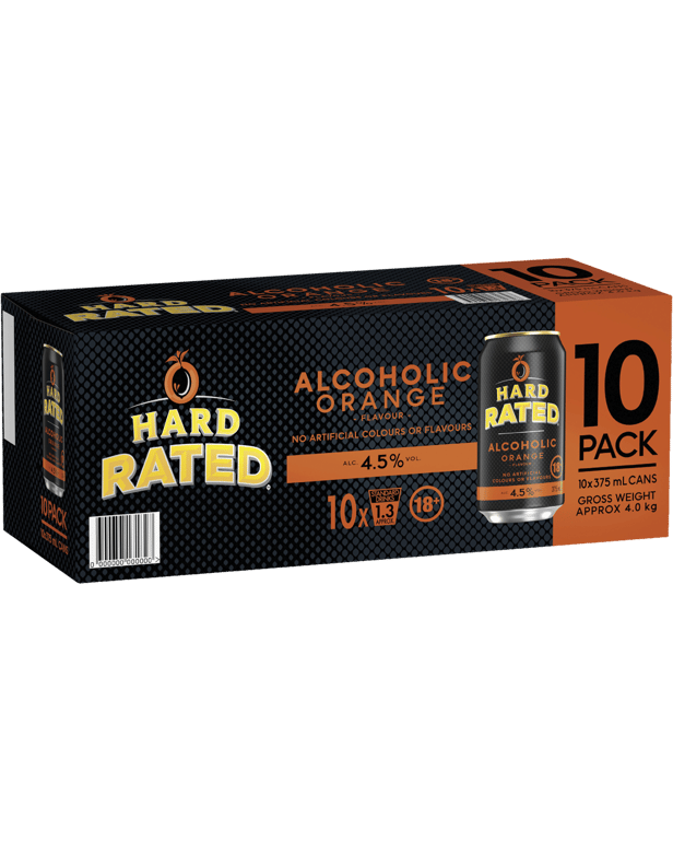 Hard Rated Orange 10 × 375mL