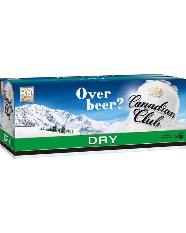 Canadian Club & Dry 10 × 375mL
