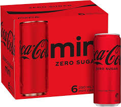 Coca-Cola Zero Sugar Mini Cans 6 × 250mL