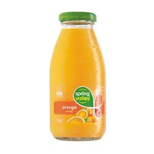 Spring Valley Orange Juice Glass Bottles 30 × 250mL