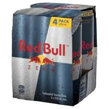 Red Bull Zero 4 × 250mL