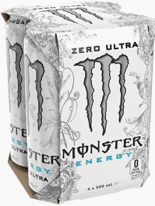Monster Ultra Zero Ultra 4 × 500mL