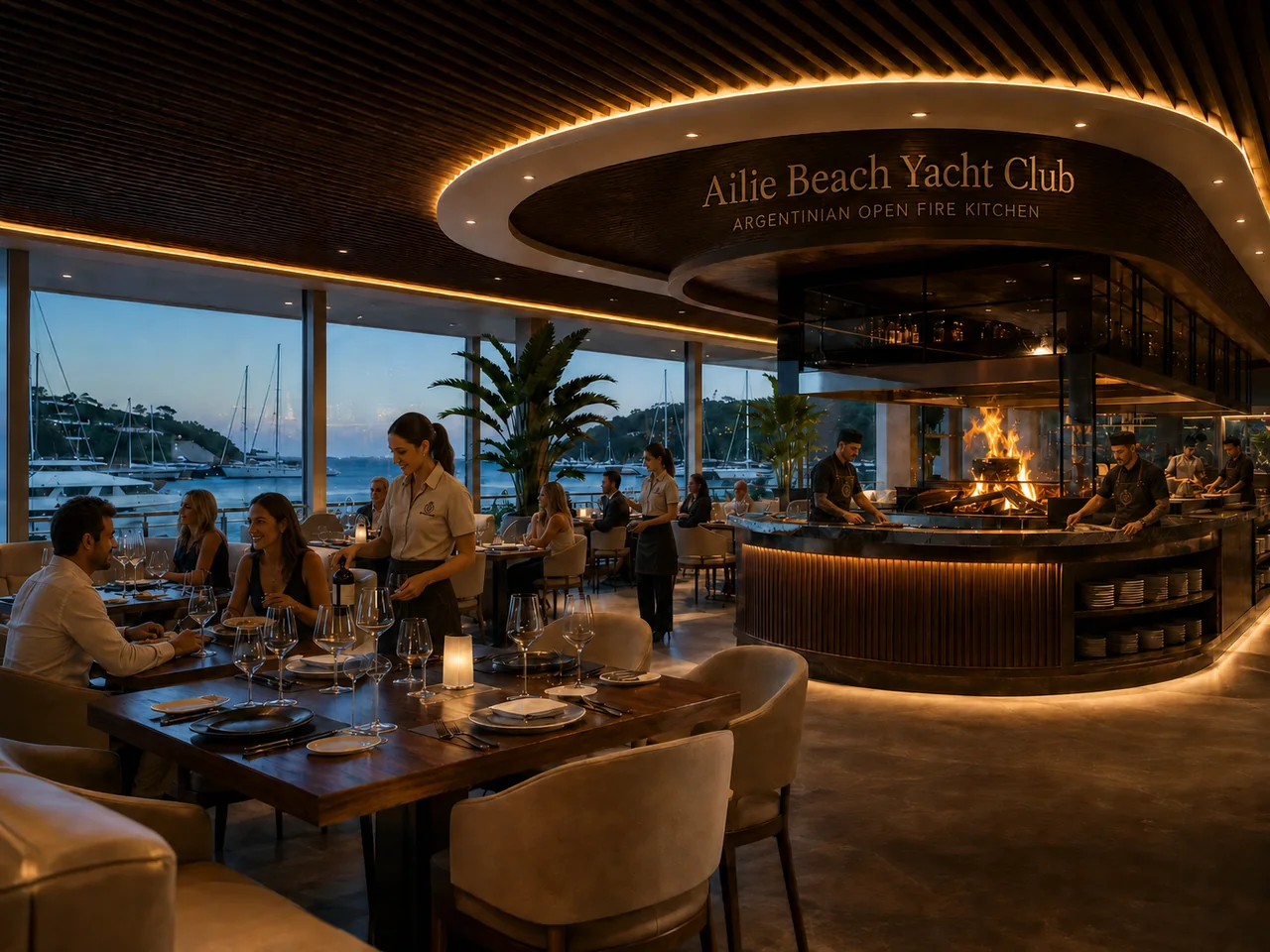 Licensed Restaurant at the proposed Airlie Beach Yacht Club