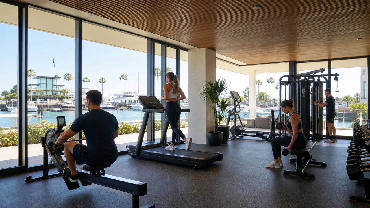 Member Gym at the proposed Airlie Beach Yacht Club