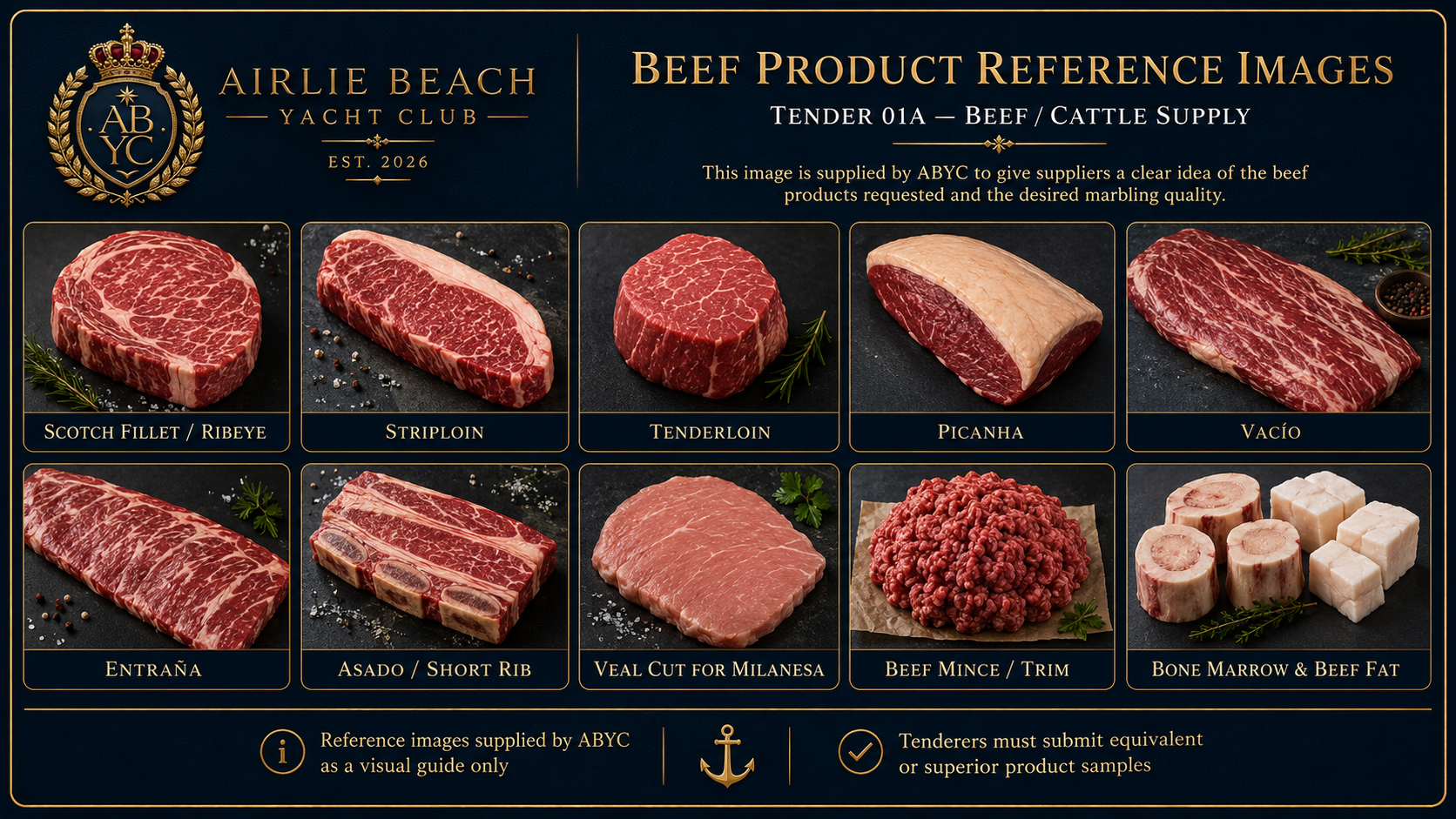 Beef product reference preview