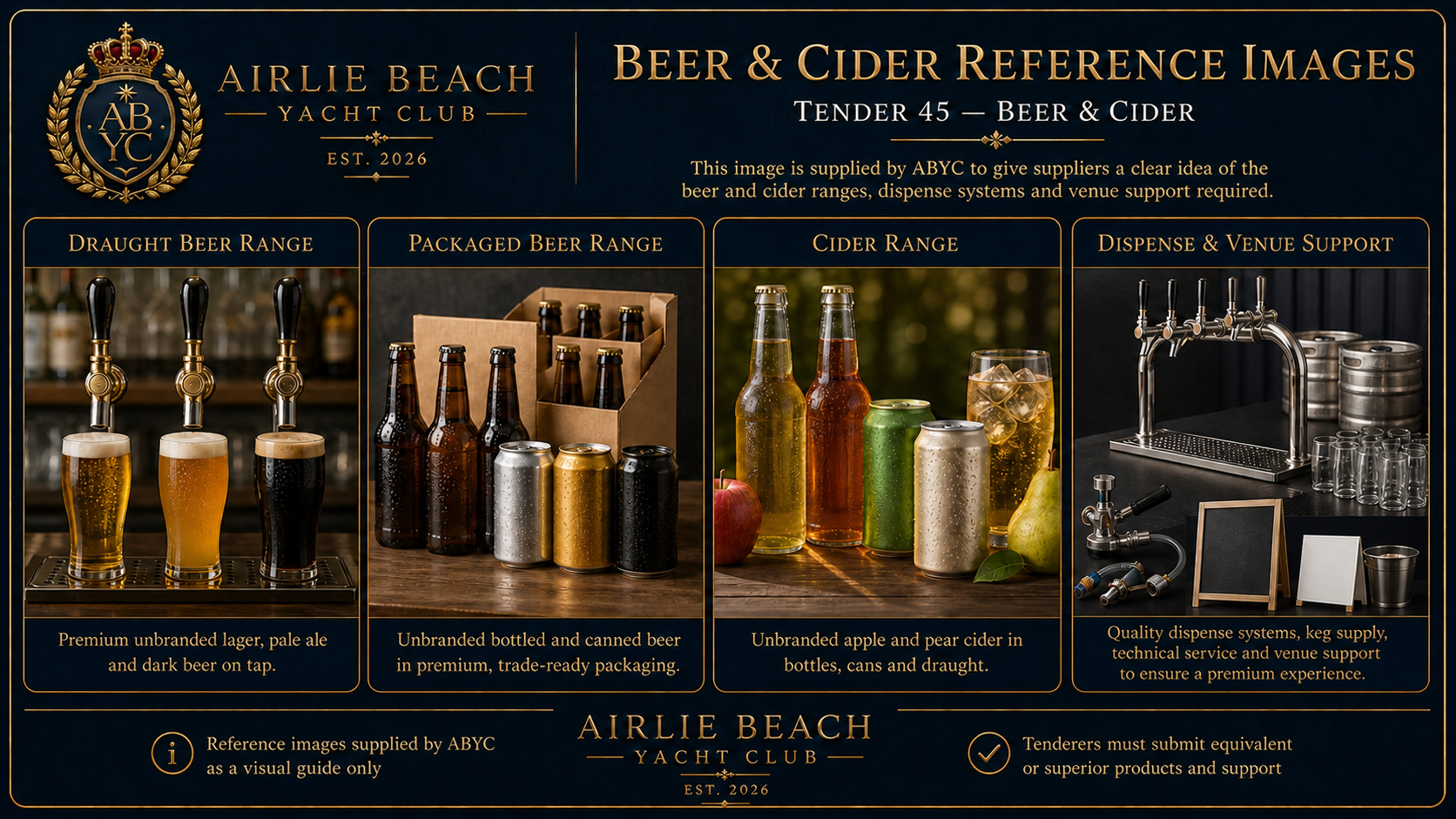 Beer & Cider product reference preview