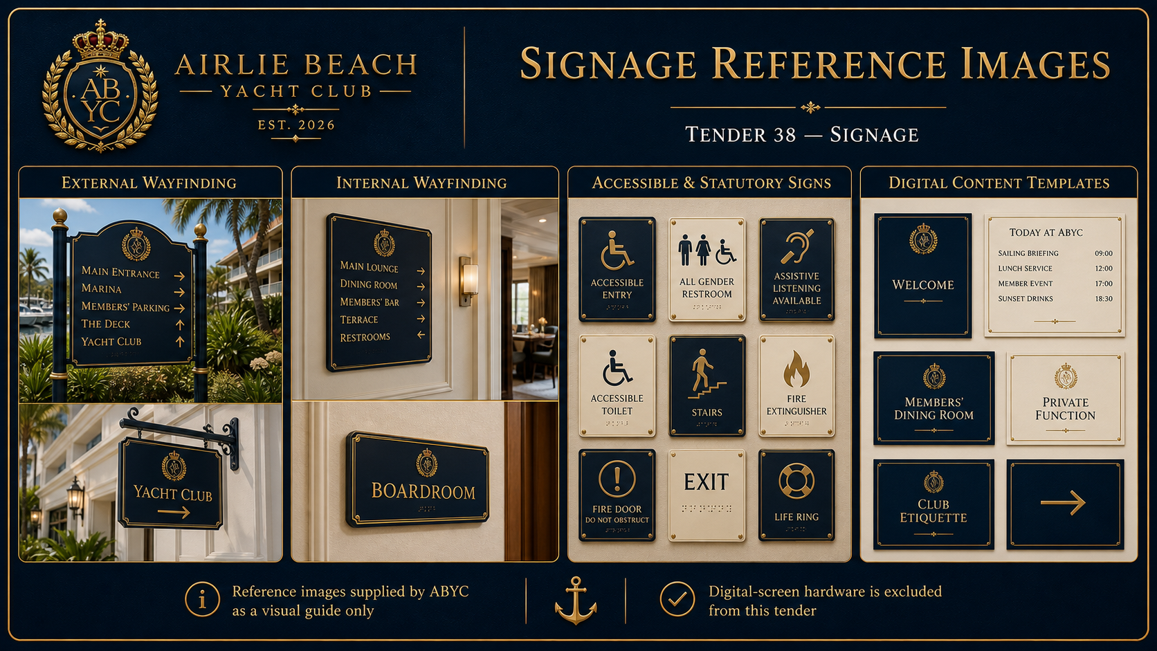 Signage product reference preview