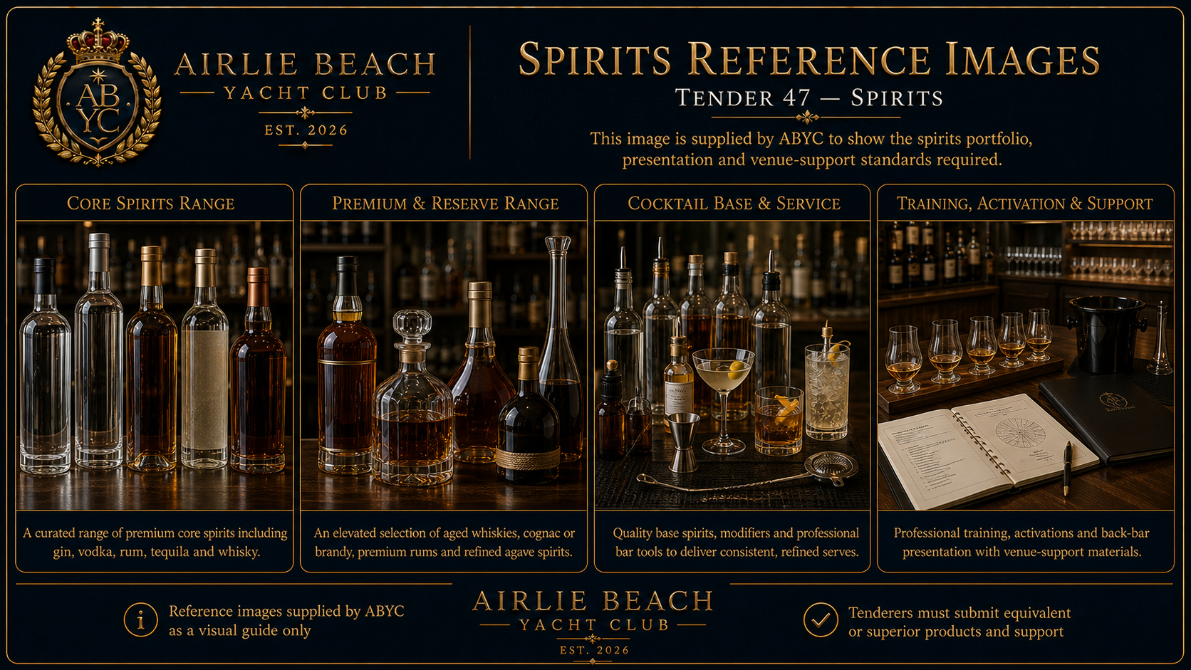Spirits product reference preview