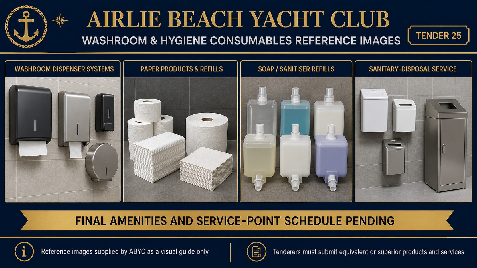 Washroom & Hygiene Consumables product reference preview
