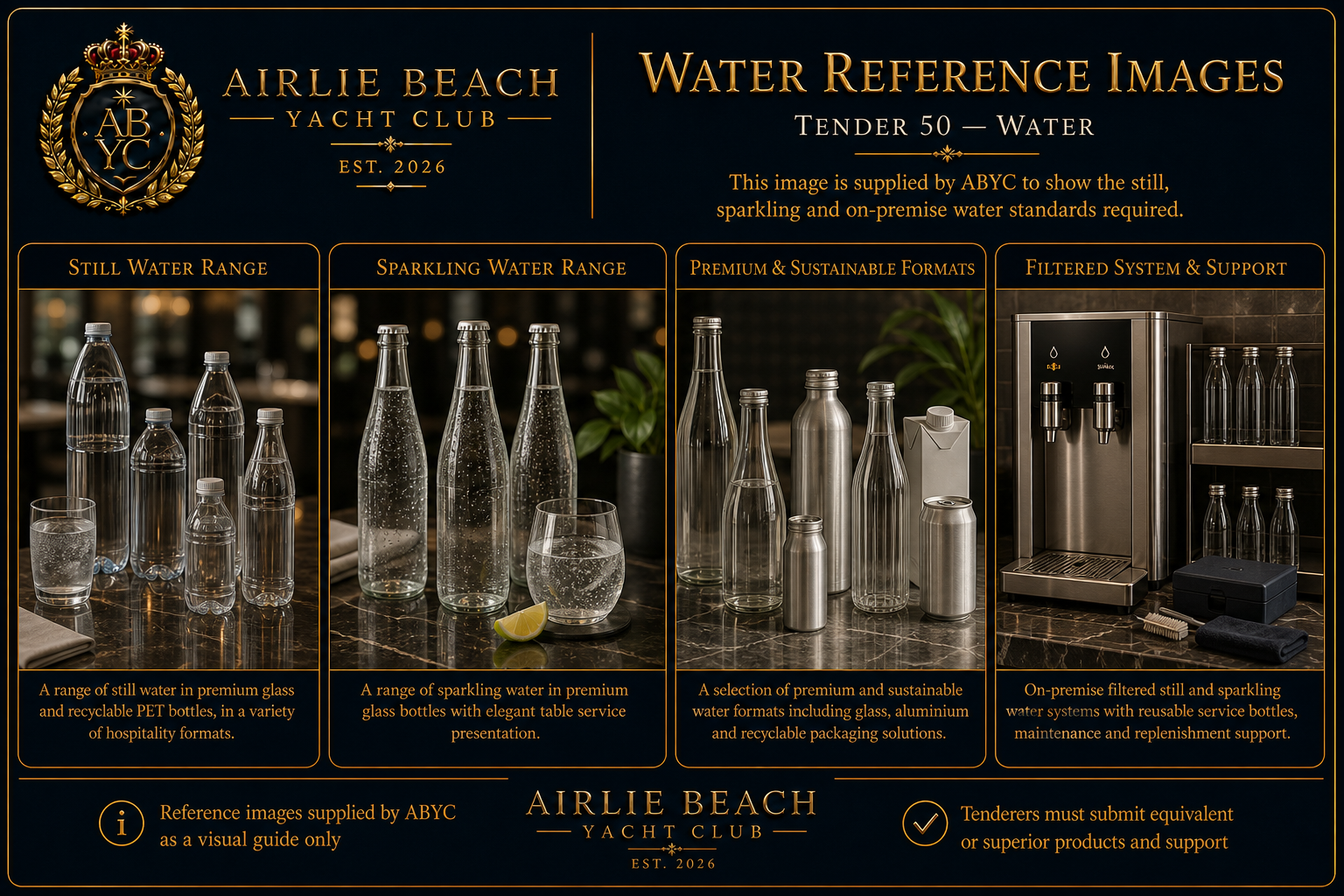Water product reference preview